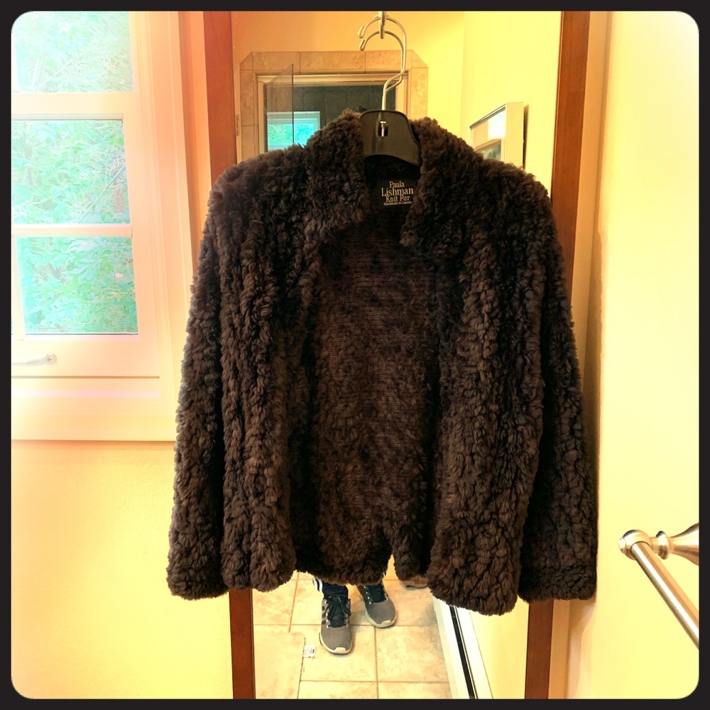 Vintage Paula Lishman sheared beaver coat.